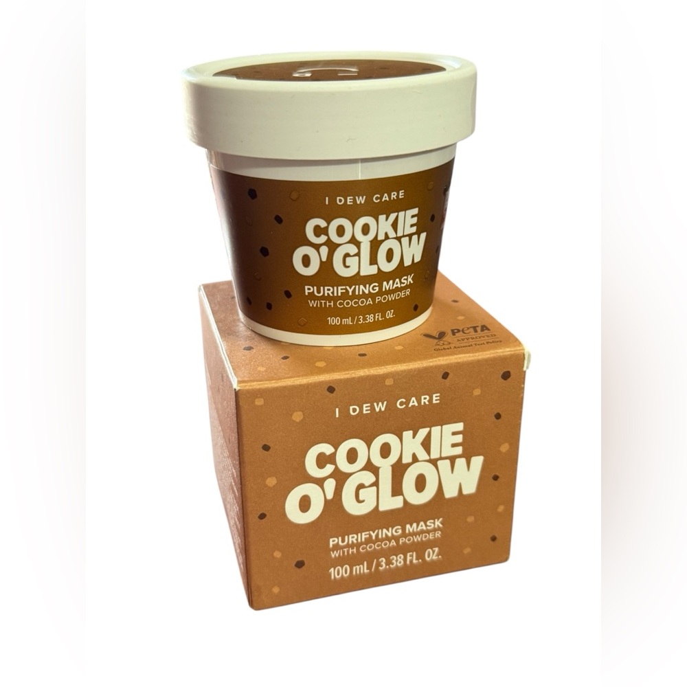 I Dew Care Cookie O’ Glow Purifying Mask With Cocoa Powder 100ml 3.38oz New